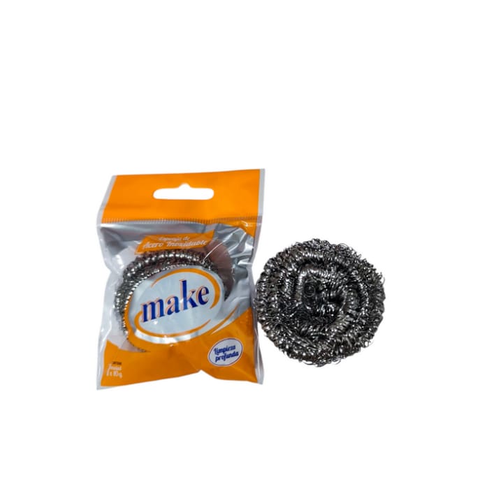 ESPONJA ACERO INOXIDABLE MAKE 10 GRS 6656